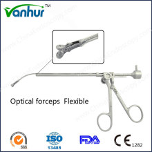 E. N. T Surgical Instruments Flexible Optical Forceps